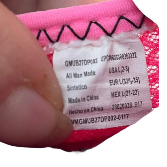 Pink Water Shoes Big Girl's size Large 2-3 - Picture 3 of 8